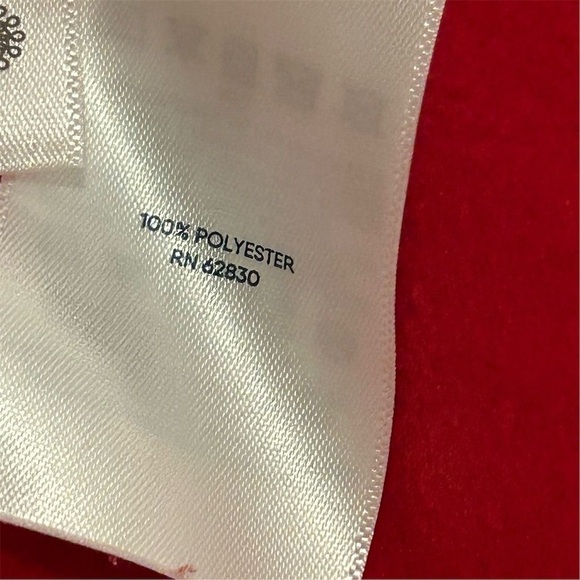 Lands' End Women's Plus 3X Red Fleece Vest Full Zip Sleeveless New - Picture 7 of 8